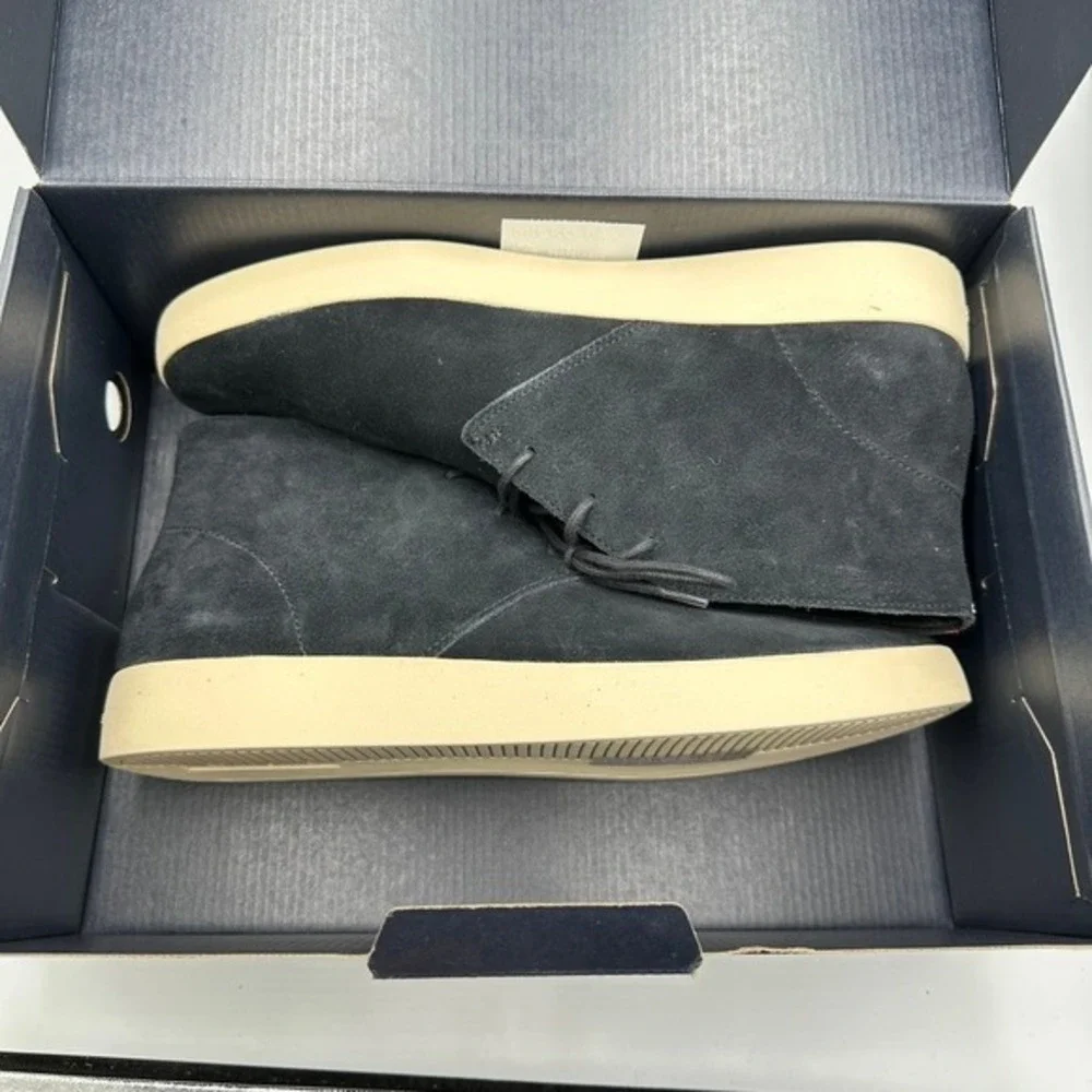 Everlane Size 12.5 Desert Boot Black Suede‎ Leather Chukka Casual Classic NIB